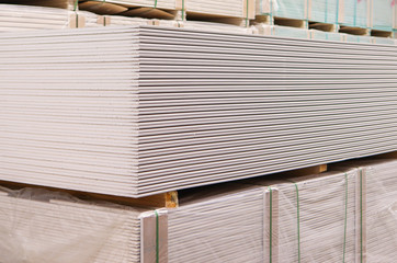 drywall packs. Drywall plates in the store for sale