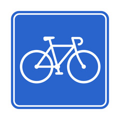 Bike parking sign