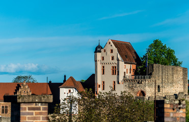 Bawaria, Stary zamek na wzgorzu. Poludniowe Niemcy.