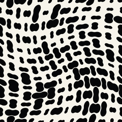 seamless geometric halftone vector pattern