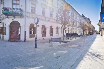Łódź, Polska- Woonerf na 6 Sierpnia. © Tomasz Warszewski