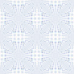 Seamless checked 3D pattern. Geometric convex texture.