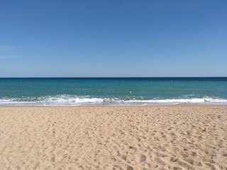 Fototapeta na wymiar Playa y mar