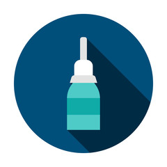 Fototapeta premium Nasal Drops Circle Icon
