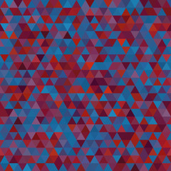 Seamless vector background. Can be used in cover design, book design, website background. Vector illustration. Blue, red, orange colros.