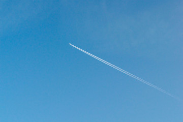 flying plane texture background on blue sky background
