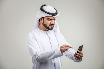 Arabian man with traditional dress