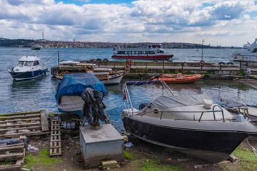 Boote am Bosporus