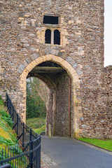 Fototapeta na wymiar Gate of dover castle which leads into estate