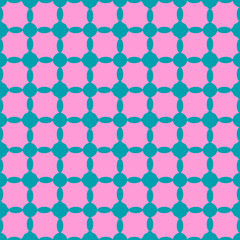 Pink patterns on a dark background. Seamless pattern.