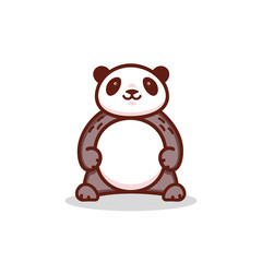 Fat cartoon Panda