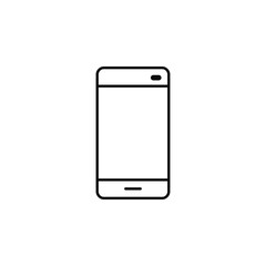 smartphone, phoneicon. Simple thin line, outline vector of Smartphone icons for UI and UX, website or mobile application