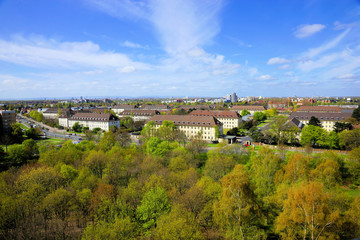 Fototapeta na wymiar Gartenstadt Hannover,niedersachsen,norddeutschland