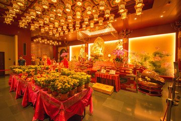 A buddhist temple in Singapore