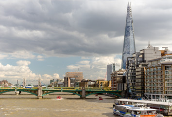 London skyline and the Thames