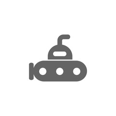 Bathyscaph, submarine icon. Element of simple transport icon. Premium quality graphic design icon. Signs and symbols collection icon for websites