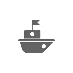 Ship, vessel icon. Element of simple transport icon. Premium quality graphic design icon. Signs and symbols collection icon for websites