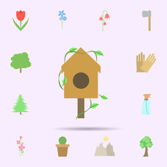 Bird feeders colored icon. Universal set of nature for website design and development, app development