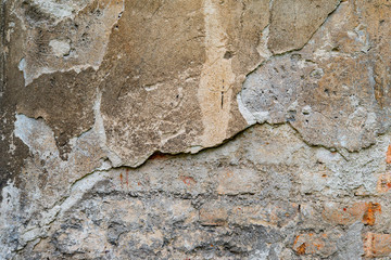 Damaged wall