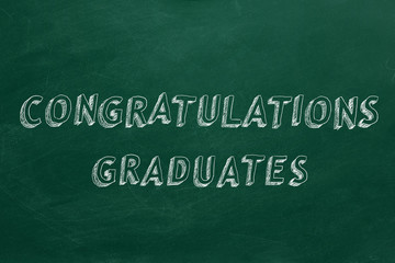 Fototapeta premium Congratulations graduates