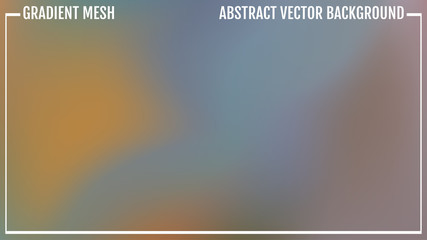 Abstract green and blue blurred gradient background with light. Nature backdrop. Vector illustration. Ecology concept for your graphic design, banner or poster