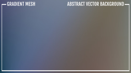 Abstract green and blue blurred gradient background with light. Nature backdrop. Vector illustration. Ecology concept for your graphic design, banner or poster