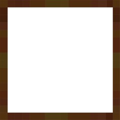 Simple modern brown frame with place for image or text