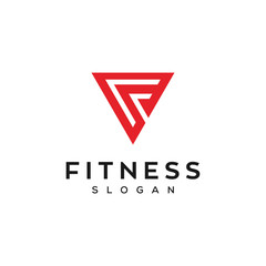 fitness gym logo design