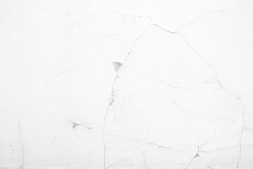 White Grunge Broken Concrete Ground Texture Background.