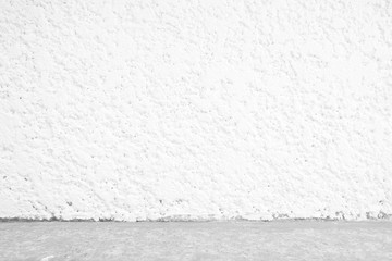 Abstract White Concrete Room Background.