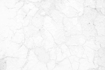 White Grunge Peeling Painted Concrete Wall Texture Background.