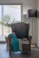 Readers chair in lounge