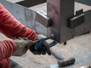 C-Clamp, workpieces C-shaped can be used for both wood and steel. C steel clamps