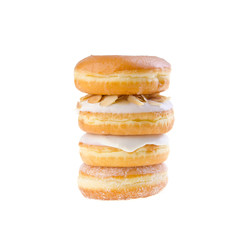 donut or donut with concept on a background.