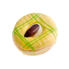 donut or donut with concept on a background.
