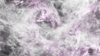 Abstract fantastic rose and grey clouds. Colorful fractal background. Digital art. 3d rendering.