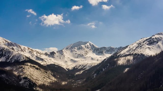 Hyperlapse of snowy peaks in Poland. Shot on DJI Mavic 2 Pro with ND/PL filter, edited from RAW photos.