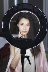 Photo of beautiful Asian model woman..