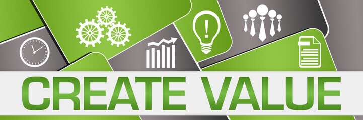 Create Value Green Grey Rounded Squares Texture Symbols 