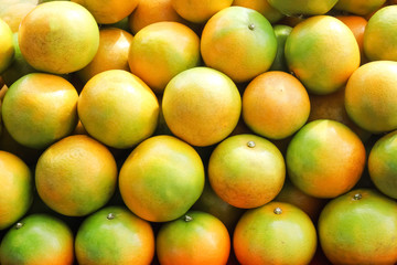 Mandarin oranges background , nature fruit texture