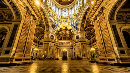 Fototapeta premium The fresco on the ceiling of St. Isaac's Cathedral