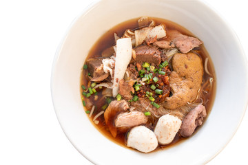 Close up Thai noodle