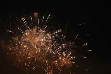 Silvester Feuerwerk Raketen an Neujahr