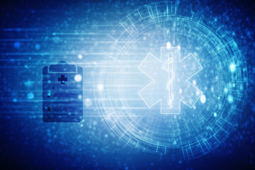 2d illustration medicine pharmacy sign snake