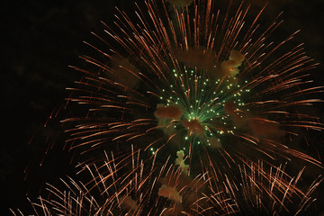 Silvester Feuerwerk Raketen an Neujahr
