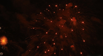 Silvester Feuerwerk Raketen an Neujahr