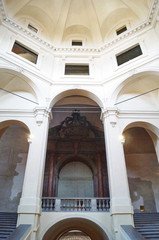 Obraz premium Monumental entrance to the Pilotta Palace in Parma, Italy