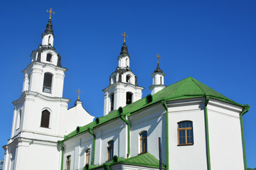 Obraz premium The Cathedral Of Holy Spirit In Minsk - The Main Orthodox Church Of Belarus