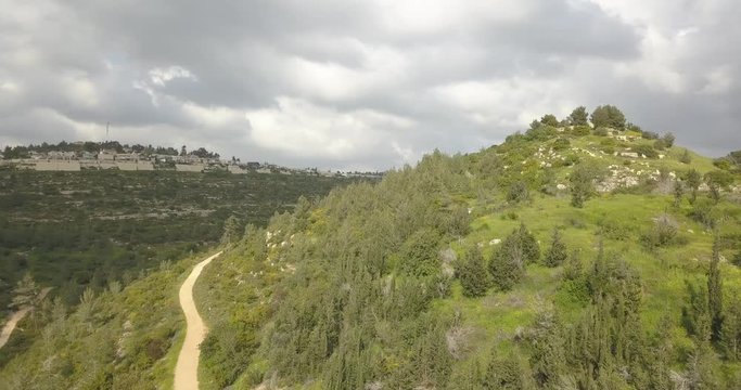 flying through landscapes of jerusalem