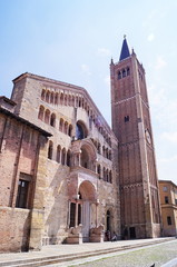 Fototapeta na wymiar Cathedral of Parma, Italy
